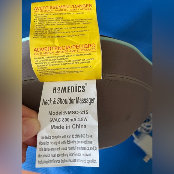 Homedics Nms-215-thp Shiatsu Neck & And Shoulder Massager Deep - Picture 5 of 9